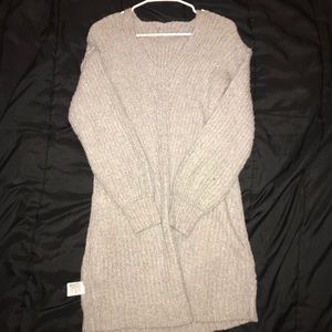 AE dress and cardigan